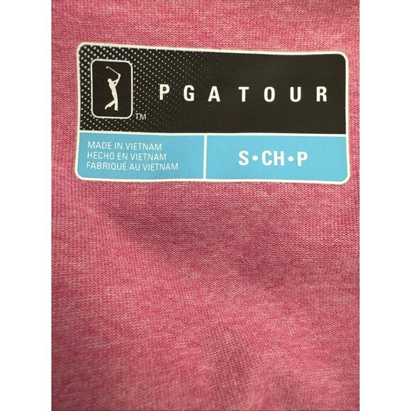 Women's Golf/Tennis Top Pink, Small, PGA Tour Casual Summer Top, V neck collared - Picture 4 of 5